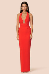 Nookie Demi Gown - Cherry