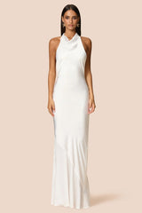 Nookie Penelope Halter Gown - Ivory