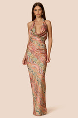 Nookie Solana Gown - Paisley Print