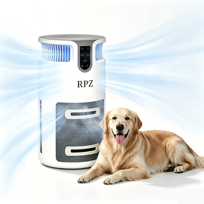 Smart Pet Air Purifier – HEPA Pet Hair & Odor Filter, 2,200 Sq. Ft. Coverage, Quiet 25dB, Cat Scratcher