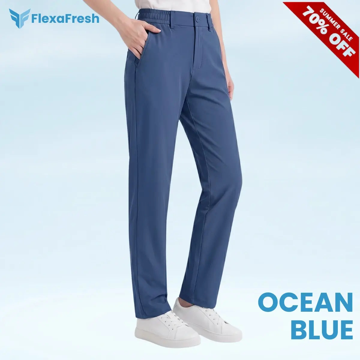 FlexaFresh - 70% OFF - Unisex's Ultra Stretch Ice Silk Comfort Casual Pants