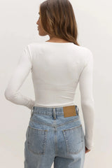 Lara Bodysuit - White