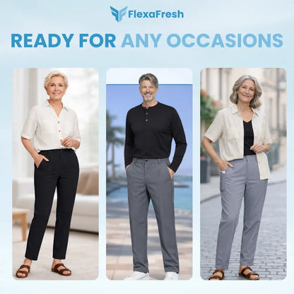 FlexaFresh - 70% OFF - Unisex's Ultra Stretch Ice Silk Comfort Casual Pants