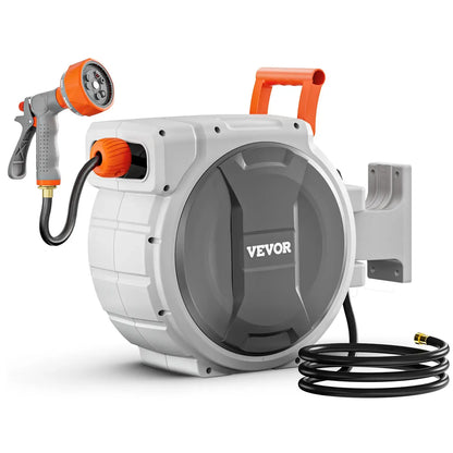 VEVOR Retractable Garden Hose Reel 100 ft 5/8 in
