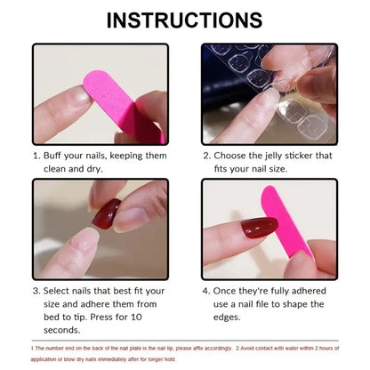 24pcs Romantic Sky Press on Nail Pink Purple Gradient Starry Sky False Nails Wearable European Square Head Fake Nails for Women