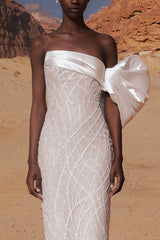 Satari Gown - White