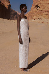 Satari Gown - White
