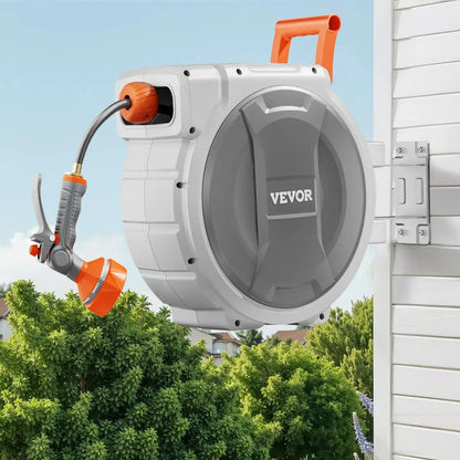 VEVOR Retractable Garden Hose Reel 100 ft 5/8 in