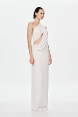 Misha Solstice Cupro Maxi Dress - Ivory