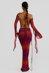 Valetta Skirt - Sunset Ombre