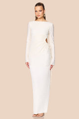 Nookie Mirage LS Gown - Cream