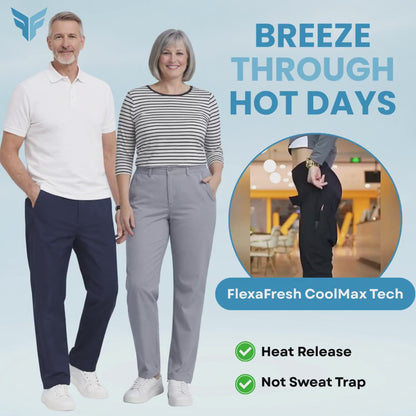 FlexaFresh - 70% OFF - Unisex's Ultra Stretch Ice Silk Comfort Casual Pants