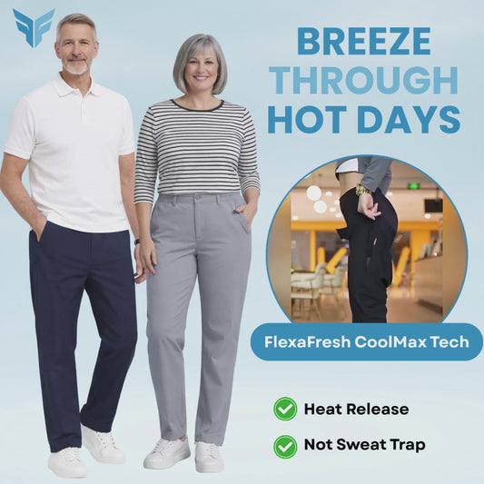 FlexaFresh - 70% OFF - Unisex's Ultra Stretch Ice Silk Comfort Casual Pants